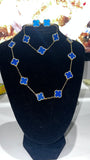 Royal blue 18k vann cleef