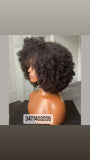 Afro t lace kinky curl human hair