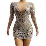 Glitter glass dress