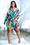 Paint me  plus size set