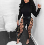Lace me up pants