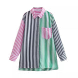 Long multi  colorh shirt