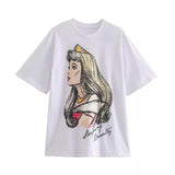 Zarah face printed T shirt