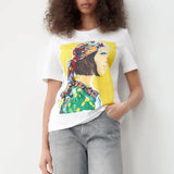 Yellow paint tshirt