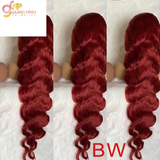 26 inch 13x4 red body waves