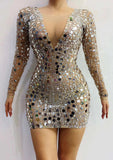 Glitter glass dress
